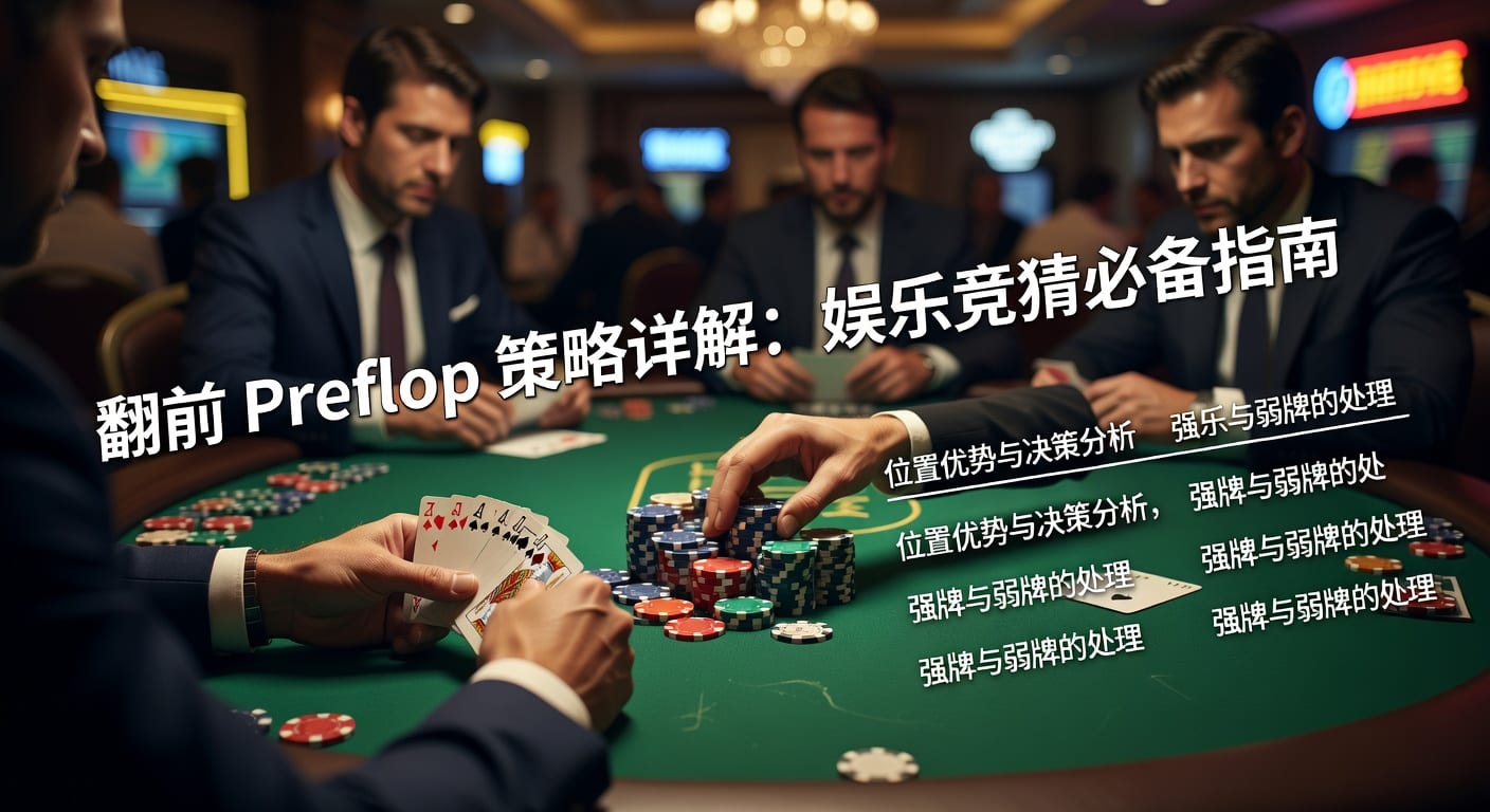 翻前 preflop：2026年下注前策略与实战判断